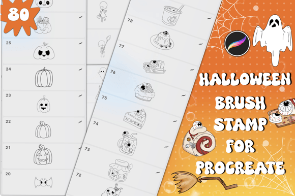 80 Halloween Brush Stamp for Procreate: A Creator's Guide to Spooky Efficiency