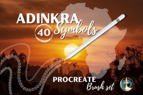 Adinkra Symbols Procreate Brush Set