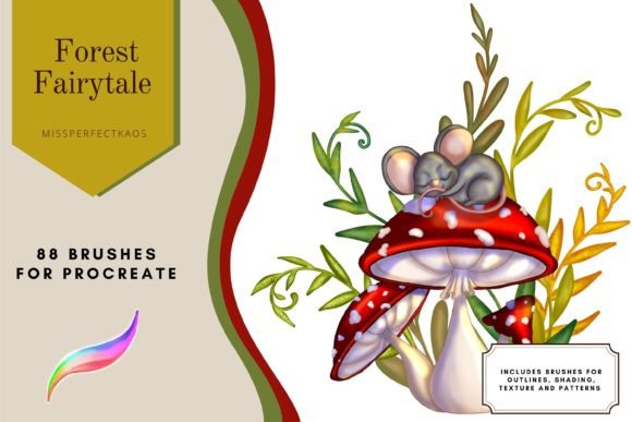 Forest Fairytales: A Practical Guide to Textured Digital Illustration Brushes