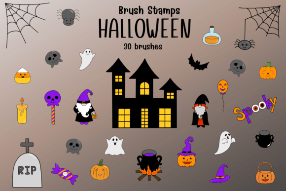 Spooky Creativity: Mastering Brush Stamps Halloween for Procreate